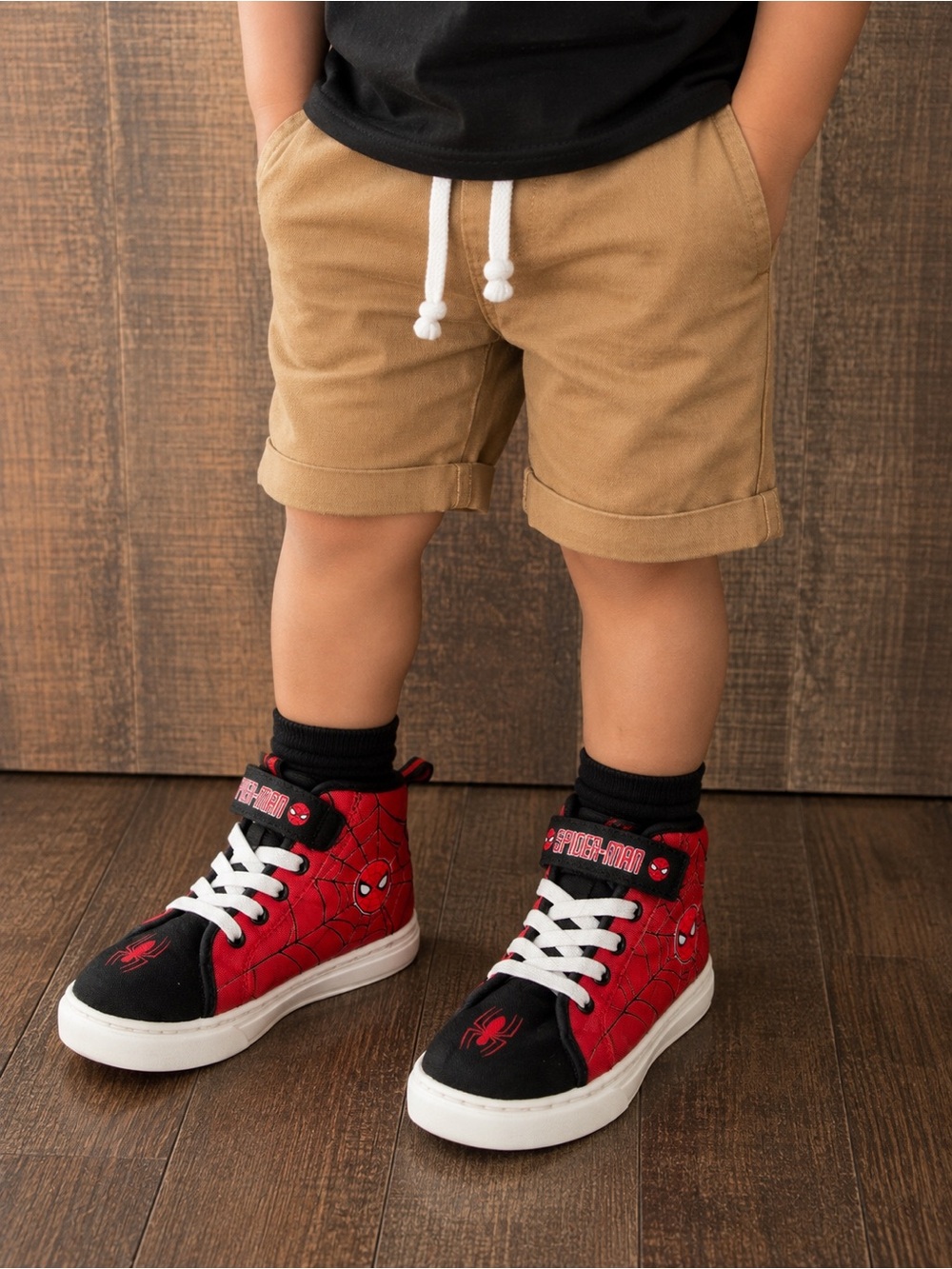 Marvel Spider-Man Hi-Top Sneakers Toddler US 10